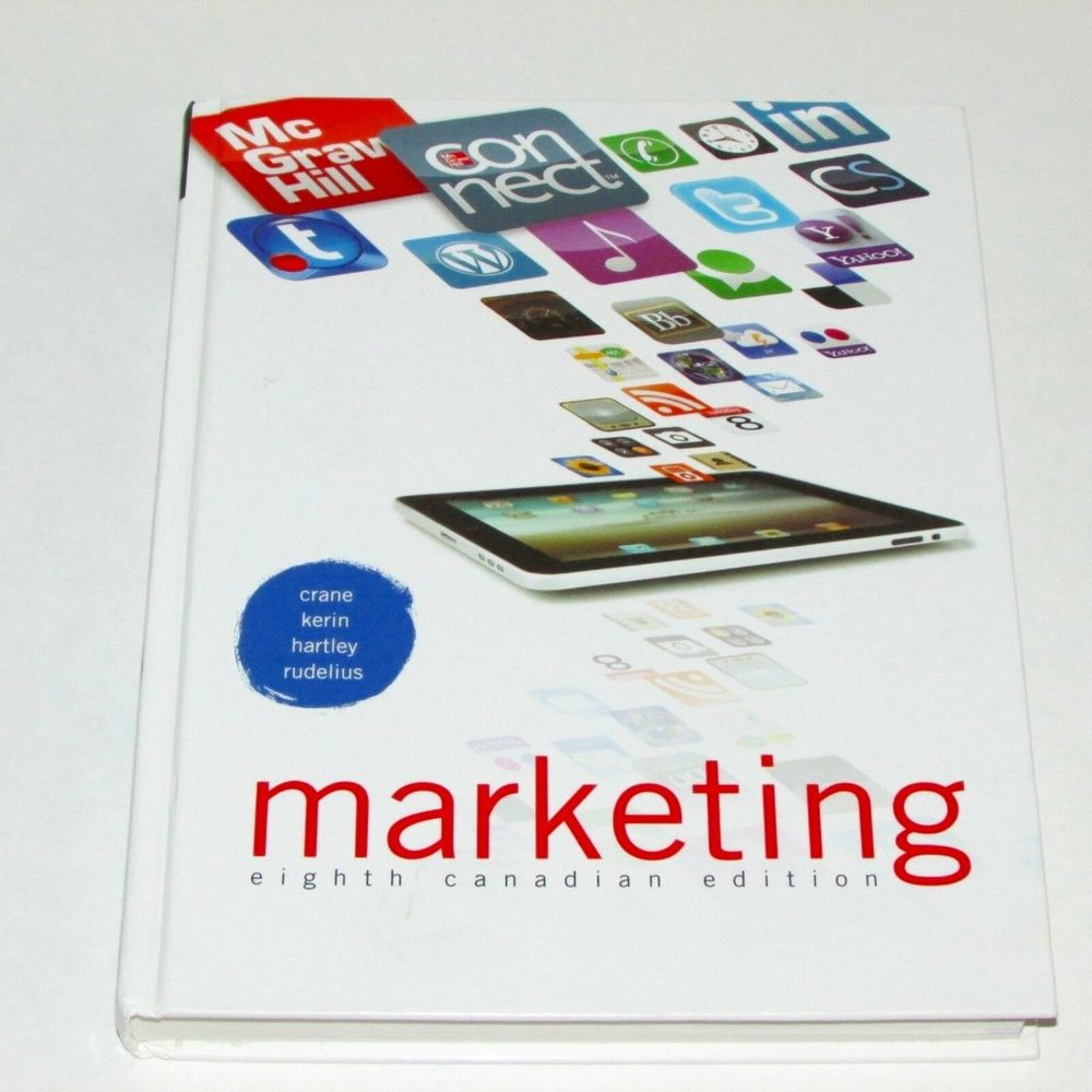 Marketing Eighth Canadian Edition Textbook Crane Kerin Hartley Rudelius HC 2011